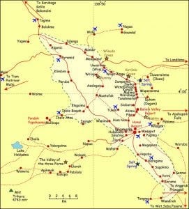 Baliem Valley Tour Map