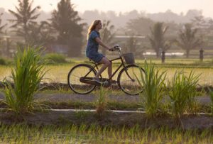 Solo Female Traveler with a Bike