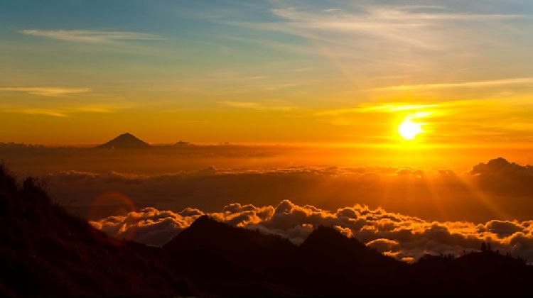 Mount Batur Golden Sunrise
